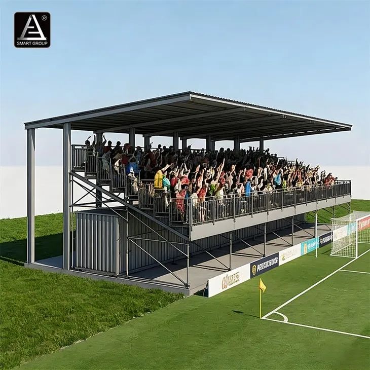 Stadium Steel Structure Grandstand with VIP Rooms best